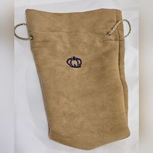 Crown Royal Reserve Tan Faux Suede Bag